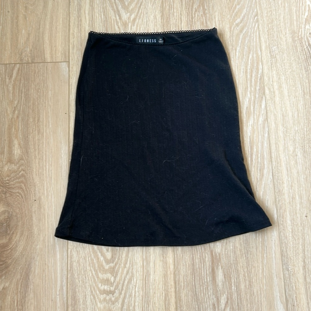 Midi skirt in cotton